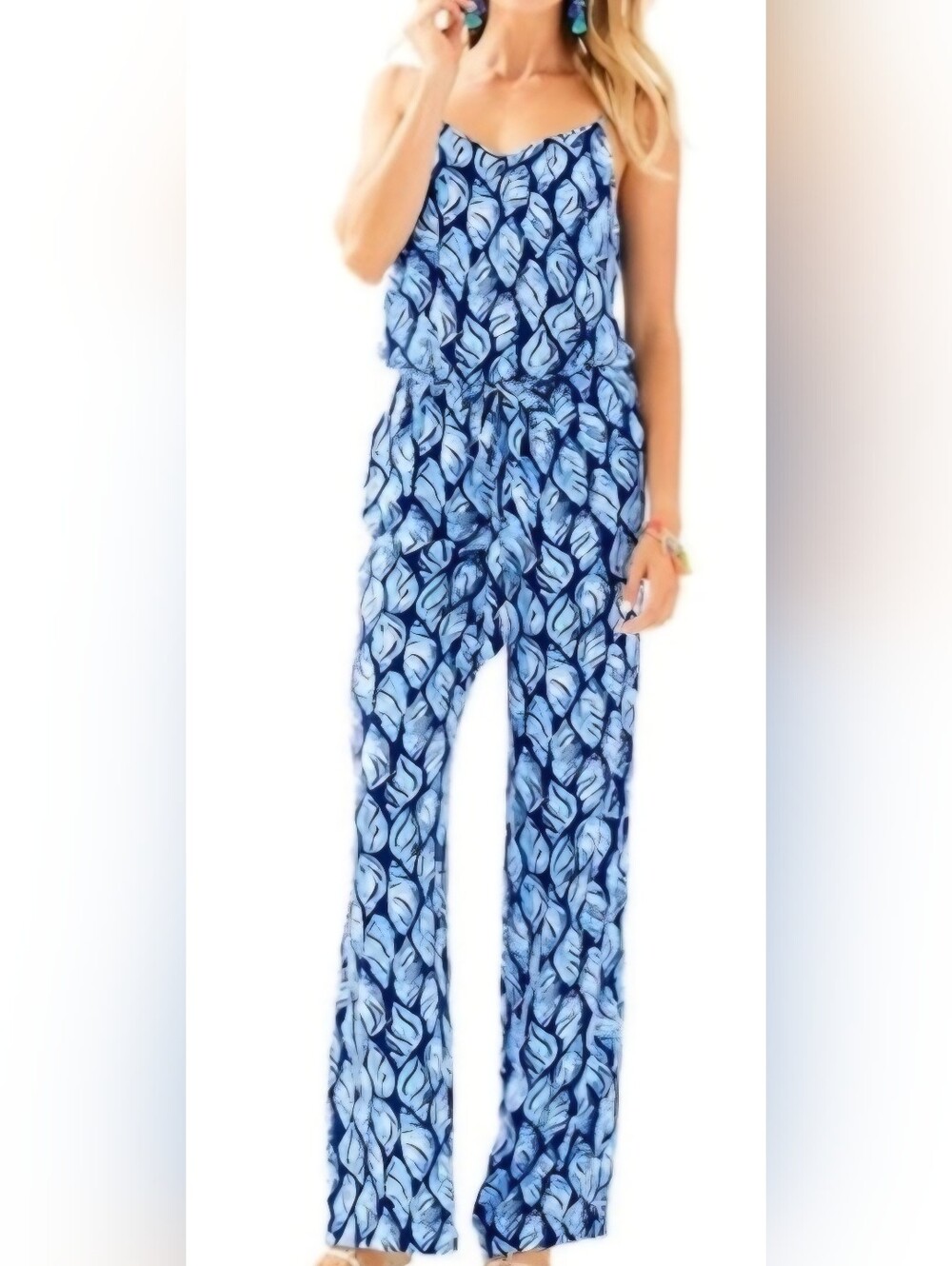 Dusk Jumpsuit In Navy Drop In Size Large